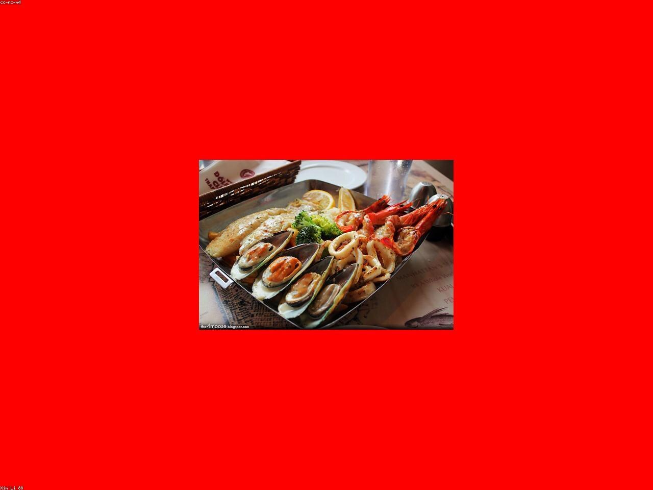 Mediterranean seafood platter at Il Forno, Alberton
