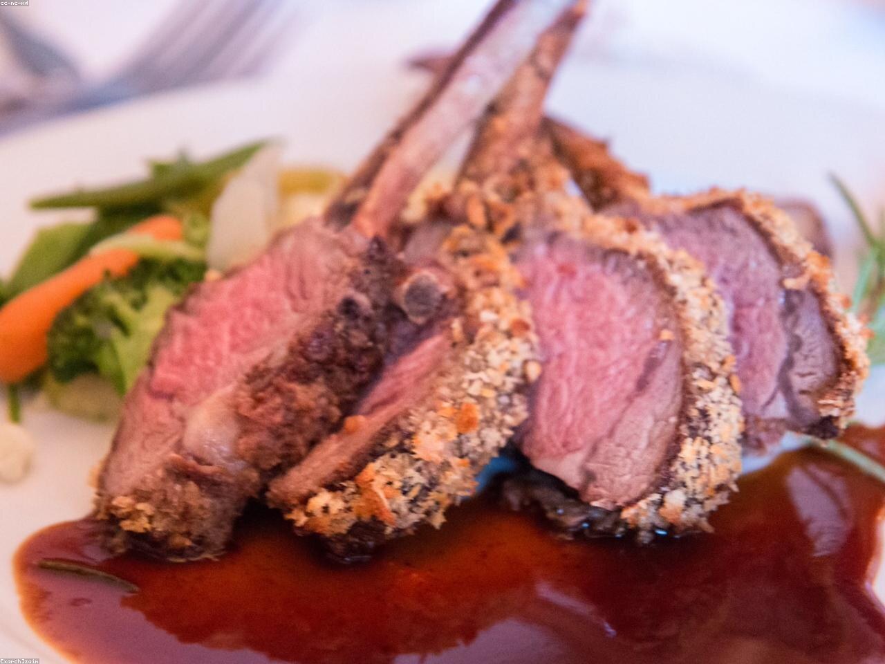 Lamb chops and queen prawns combo at Il Forno, Alberton