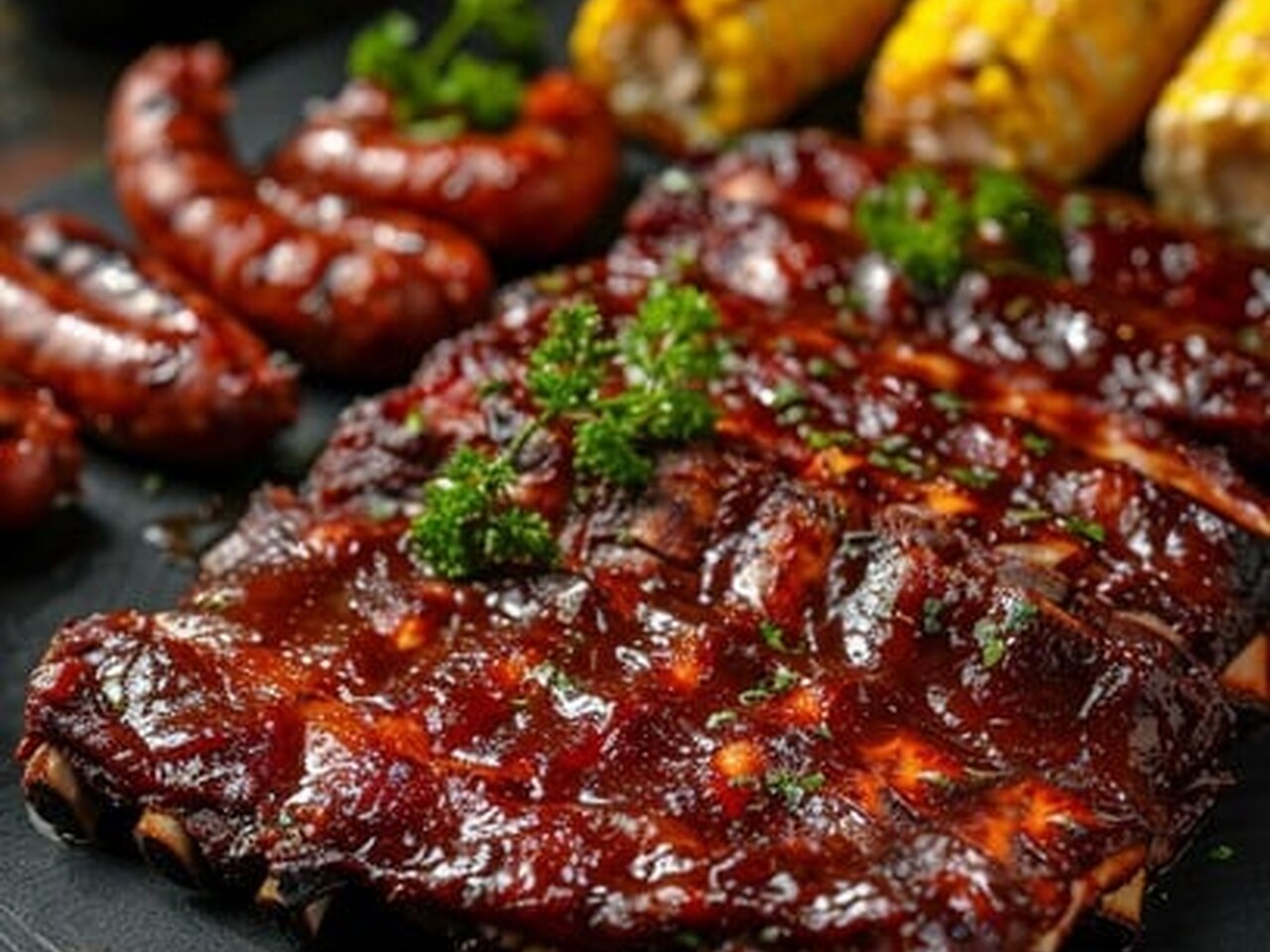 Ribs and rump Mediterranean combo at Il Forno, Alberton